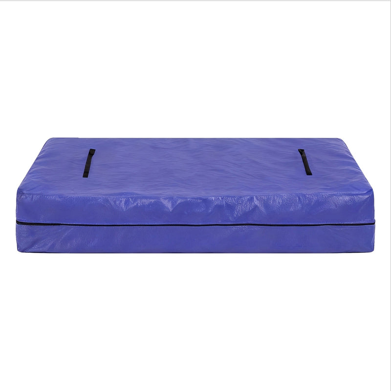 Mattress Bag Easy Moving Waterproof Storage Dust Cover Protector King in blue with handles, made of durable waterproof fabric