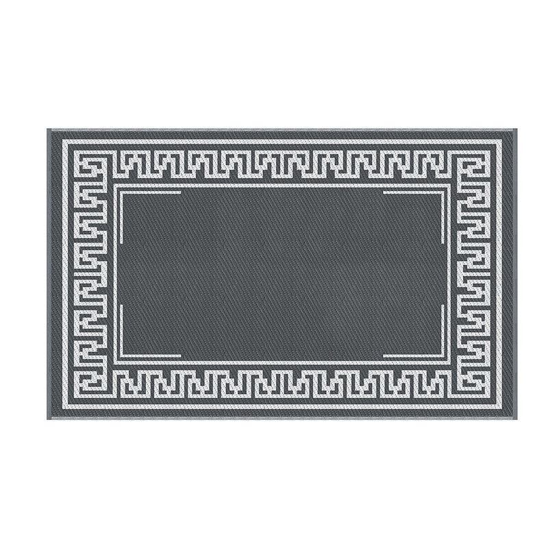 Outdoor Rugs 152x244cm Large Carpet Reversible Area Mat PP Dual-Sided Patio Rug Greek Key-4