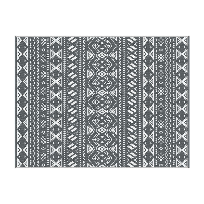 Outdoor Rugs 274x366cm Large Carpet Reversible Area Mat PP Dual-Sided Patio Rug Bohemian-3