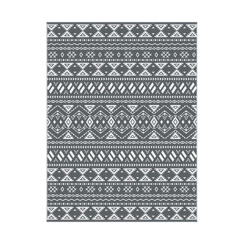 Outdoor Rugs 274x366cm Large Carpet Reversible Area Mat PP Dual-Sided Patio Rug Bohemian-9