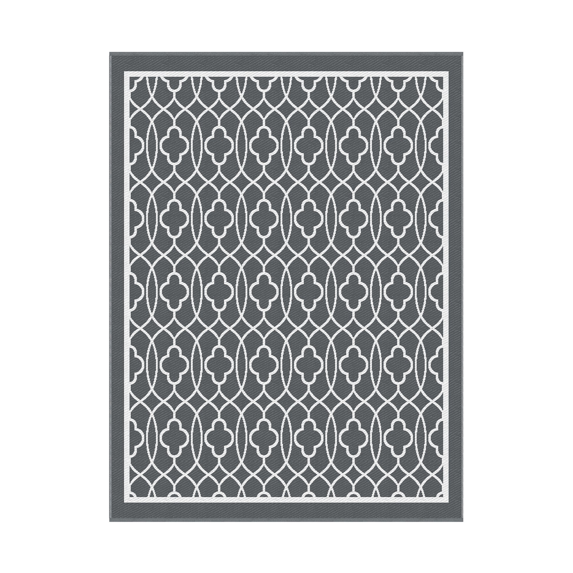 Outdoor Rugs 274x366cm Large Carpet Reversible Area Mat PP Dual-Sided Patio Rug-9