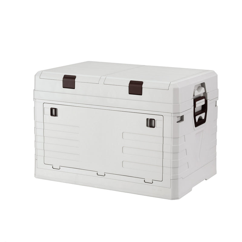 80L Outdoor Storage Box Foldable Camping Collapsible Bins Organizer-8