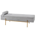 Storage Ottoman Bed 140cm Pillow Foot Stool