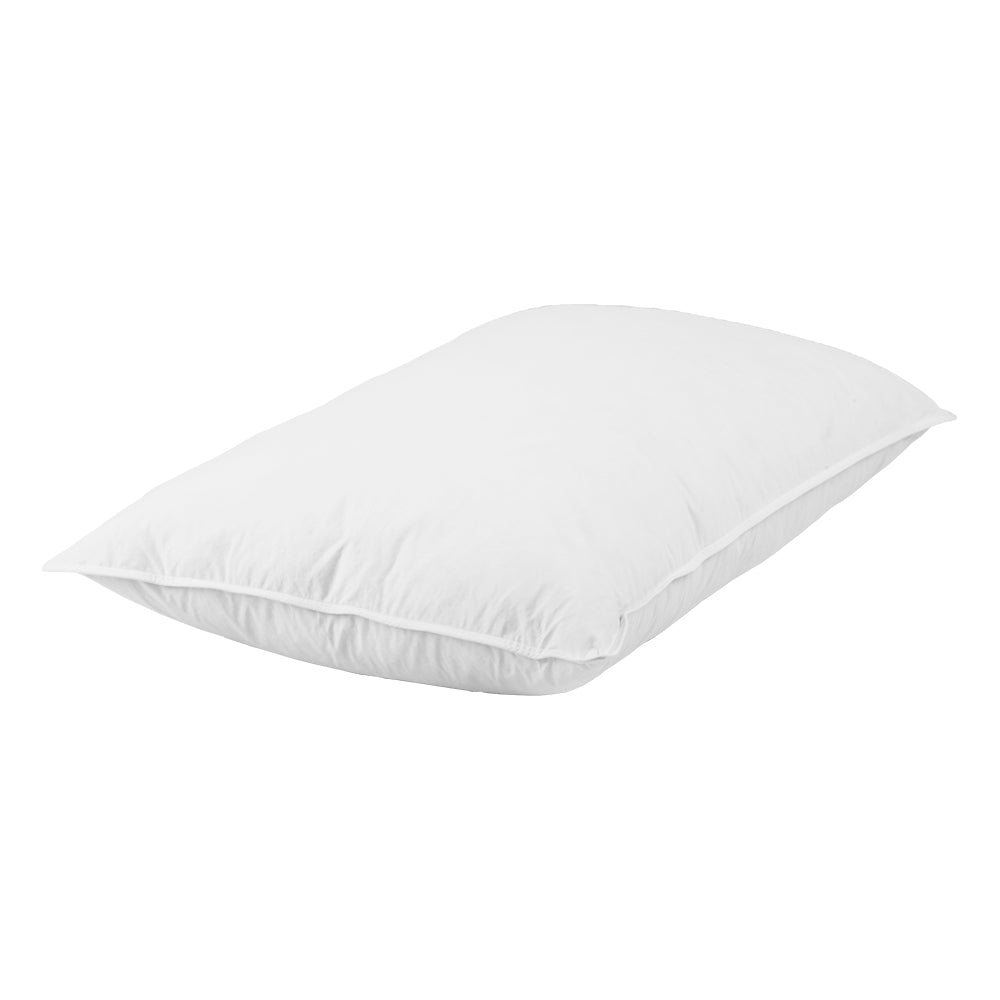 Set of 2 Goose Feather and Down Pillows - White