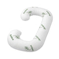 Pregnancy Pillow for Side Sleepers C-Shaped Body Pillow with Bamboo Fiber Cover, Maternity Pillow for Full Body Support, Belly and Waist Comfort