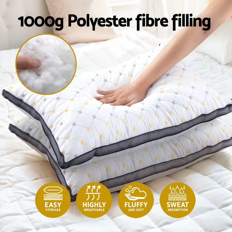 2pcs Pillows Microfibre-4