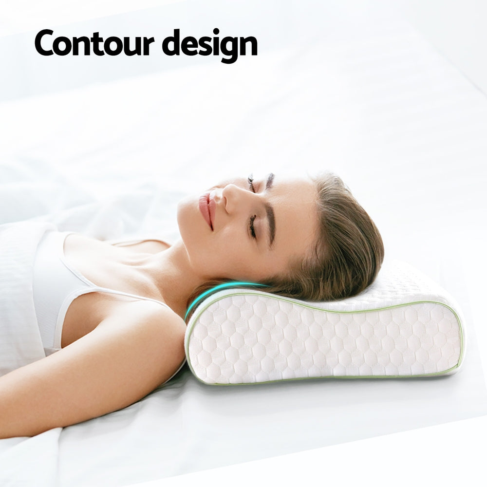 Memory Foam Pillow Contour Neck-4