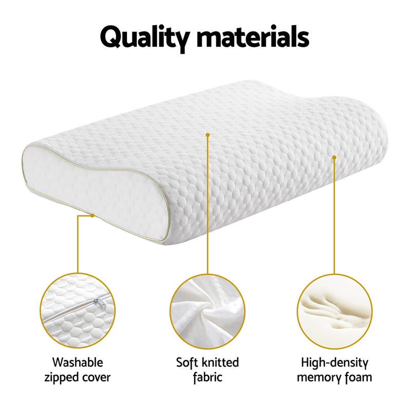 Memory Foam Pillow Contour Neck-5