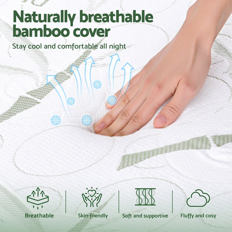 Wedge Pillow Gel Memory Foam Ergonomic Support Bamboo Cover-6