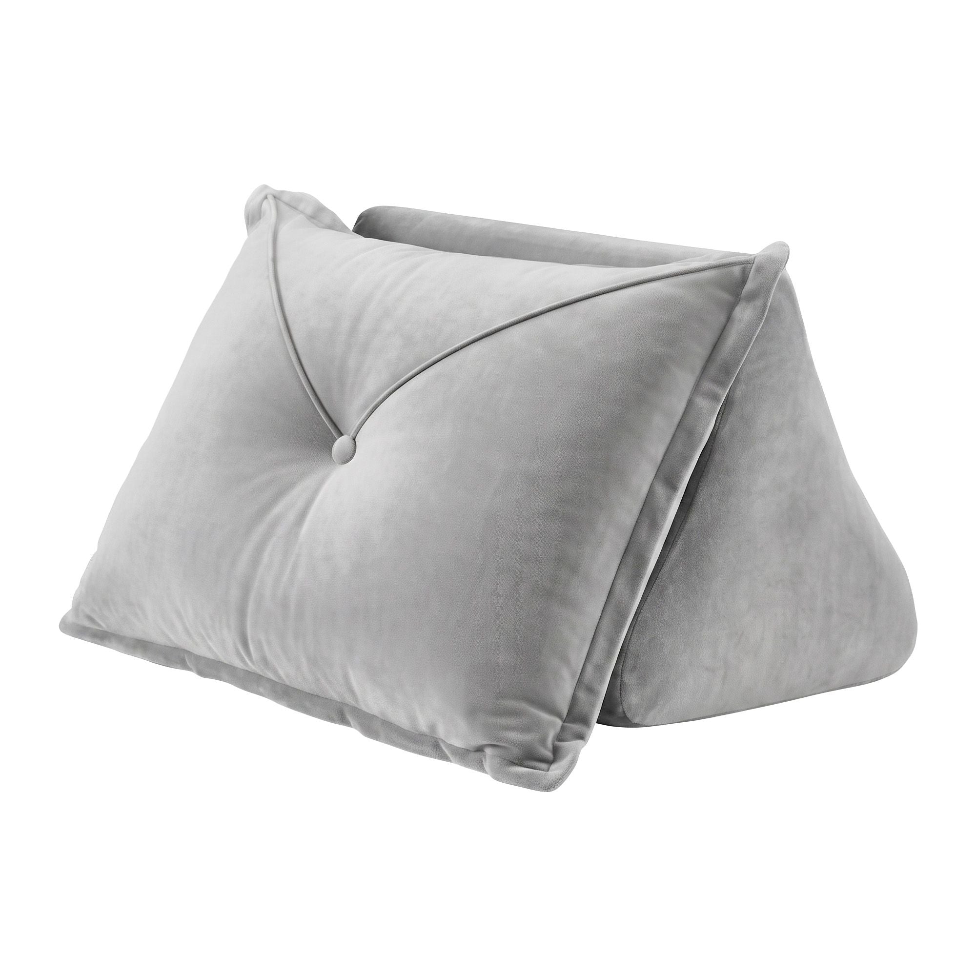 Back Pillow for Sitting in Bed, No-Collapse 25D High-Density Base, Ergonomic Lumbar Support Pillow for Gaming, Nursing & Floor Tatami, 90% Shredded Sponge Cushion with Washable Velvet Cover