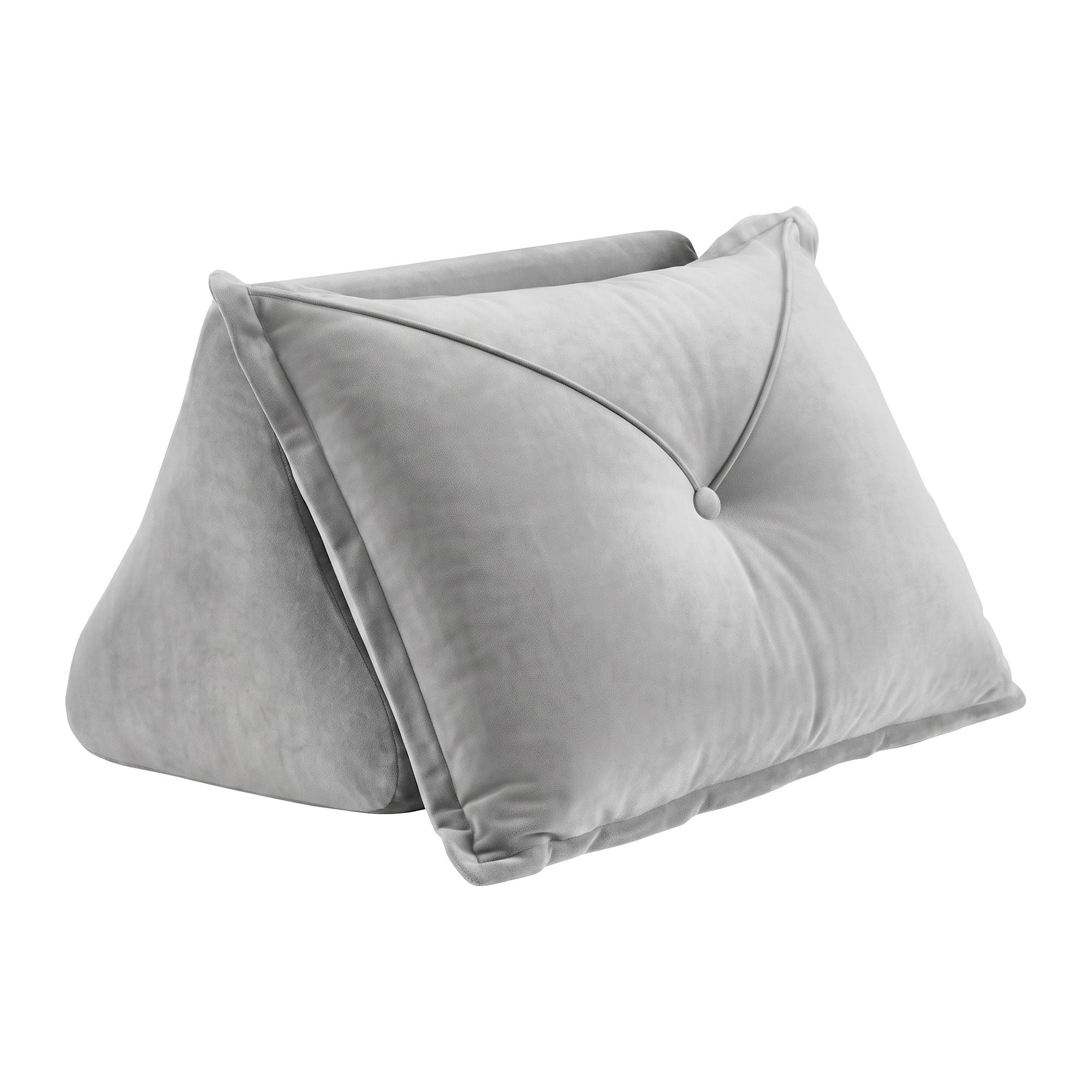 Back Pillow for Sitting in Bed, No-Collapse 25D High-Density Base, Ergonomic Lumbar Support Pillow for Gaming, Nursing & Floor Tatami, 90% Shredded Sponge Cushion with Washable Velvet Cover