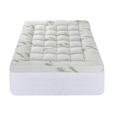 Mattress Topper 11cm Pillowtop toppers Bamboo Single