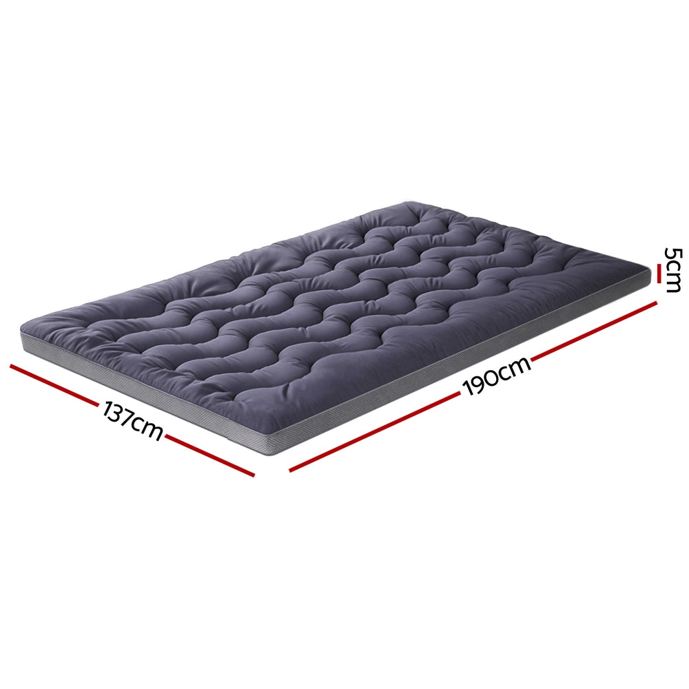 5cm Mattress Topper Pillowtop toppers Bamboo Charcoal Double