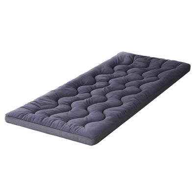 5cm Mattress Topper Pillowtop toppers Bamboo Charcoal Single with 3D wave quilted pattern and breathable bamboo cover