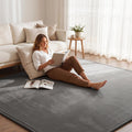 Tatami Mat Floor Mattress 3cm Thick Futon Rug 200x200cm - Grey