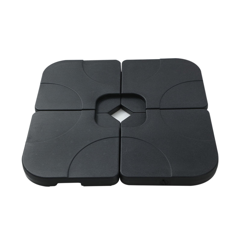 3m Outdoor Umbrella w/Base Cantilever Beach Roma 360 Degree Tilt Charcoal-4