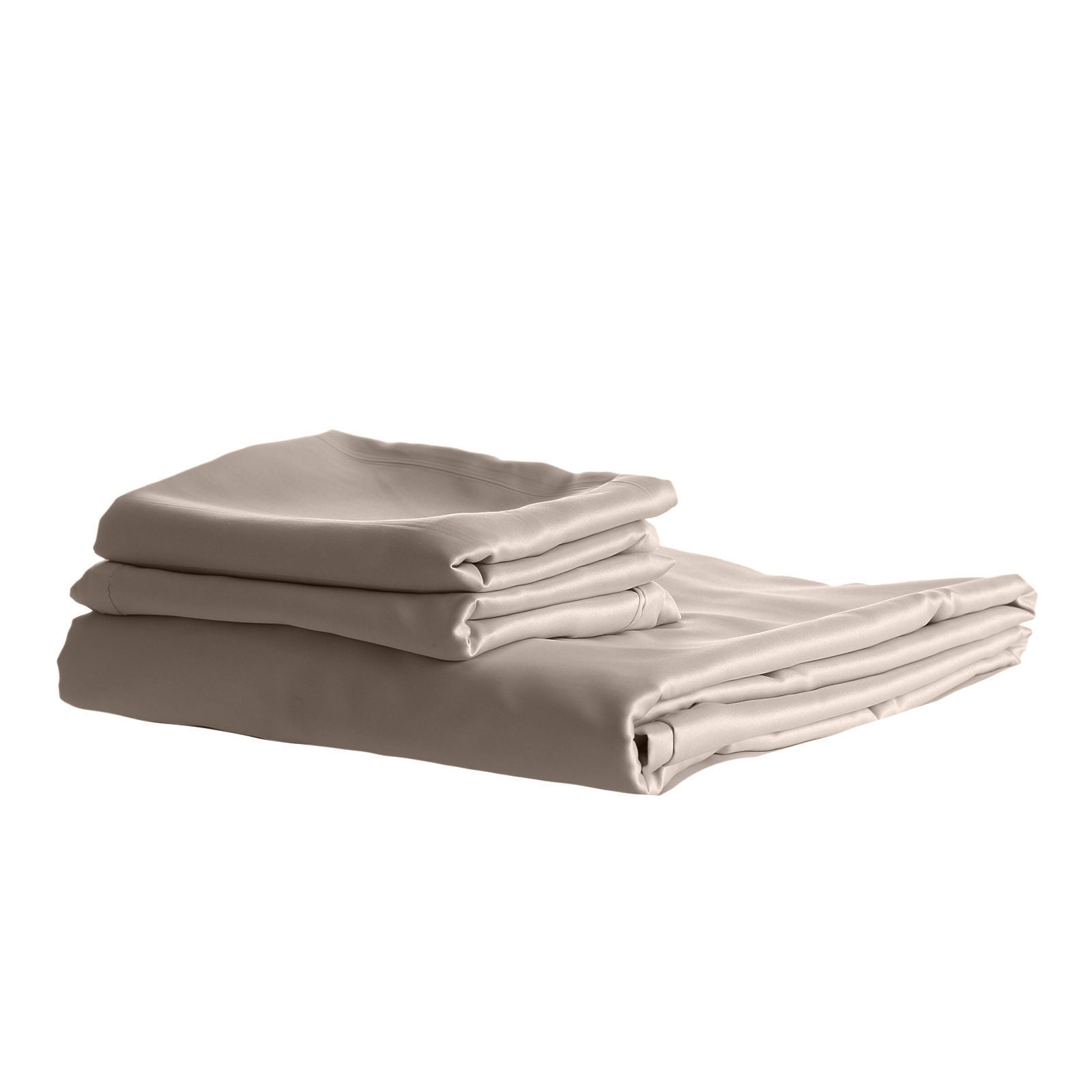 Royal Comfort 1500 Thread Count Cotton Rich Sheet Set 3 Piece Ultra Soft Bedding Queen Stone