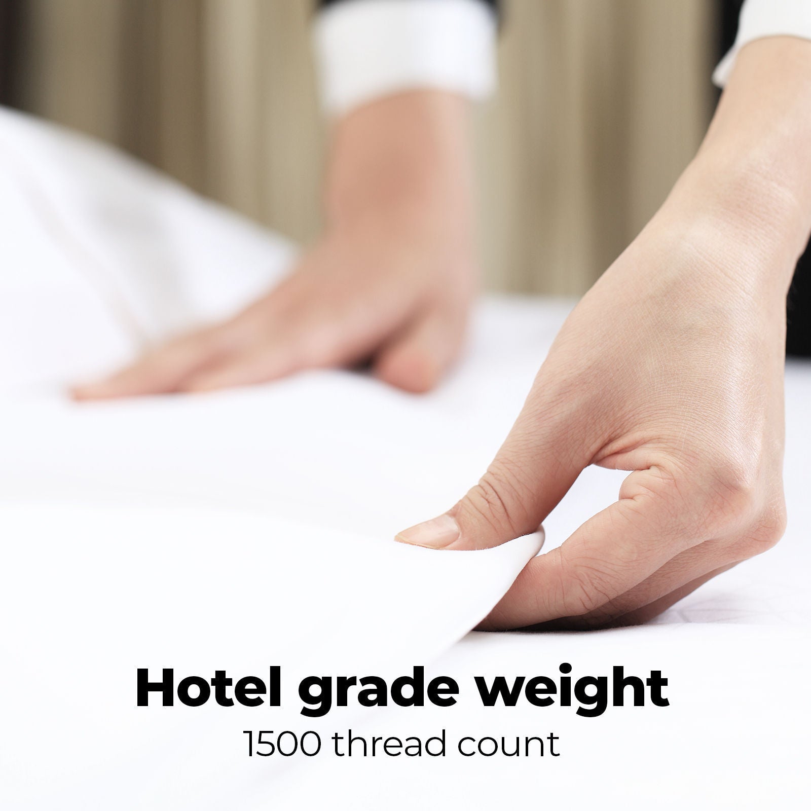 Royal Comfort 1500 Thread Count Cotton Rich Sheet Set 3 Piece Ultra Soft Bedding Queen Stone