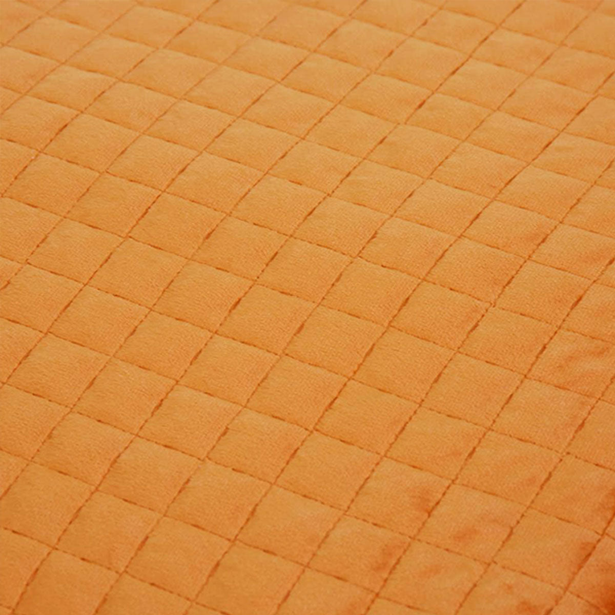 Adela Mustard Velvet Quilted Coverlet Set Queen/King