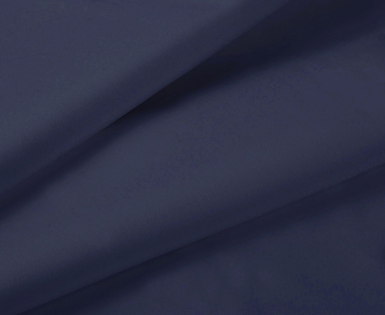 1000TC Ultra Soft Double Size Bed Midnight Blue Flat & Fitted Sheet Set with smooth, durable microfiber fabric