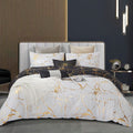 Adana Reversible Queen Size Bed Quilt/Doona/Duvet Cover Set