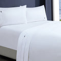 1000tc egyptian cotton 1 fitted sheet and 2 pillowcases king single white
