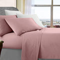 ultra soft microfibre sheet set king rose gold