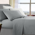 ultra soft microfibre sheet set king silver