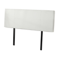 Double Size | PU Leather Bed Headboard Bedhead (White)