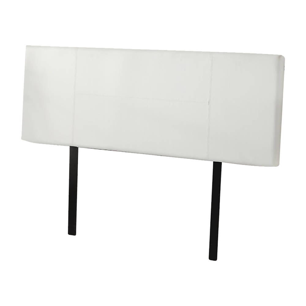 Double Size | PU Leather Bed Headboard Bedhead (White)
