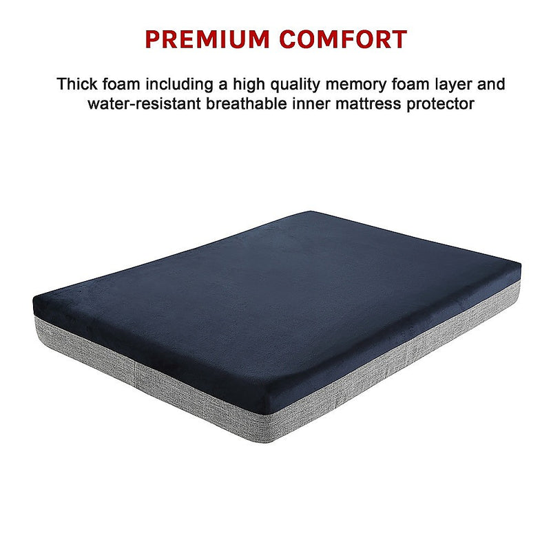 Memory Foam Dog Bed 12CM Thick Large Orthopedic Dog Pet Beds Waterproof Big with memory foam layer and water-resistant cover