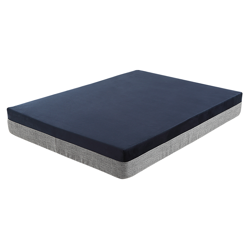 Memory Foam Dog Bed 15CM Thick Large Orthopedic Dog Pet Beds Waterproof Big in navy and gray fabric design