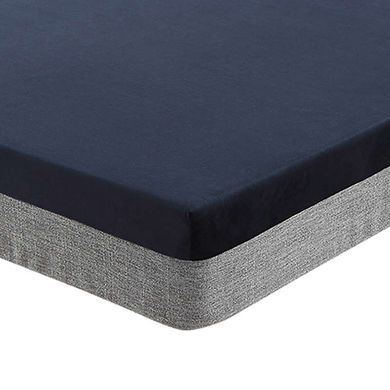 Memory Foam Dog Bed 15CM Thick Large Orthopedic Dog Pet Beds Waterproof Big with black top and gray fabric base on white background