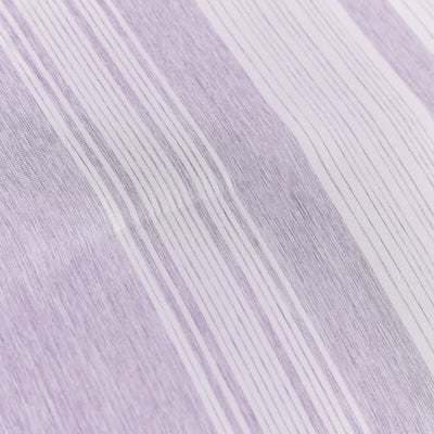 Close-up of striped fabric pattern in purple and white from the Midnight Calm stripes purple 3‑Piece Bedding – Cozy comforter Style