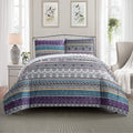 Whimsical Winter Frosty Elegant 3 Pc Comforter & Pillow Cover Set