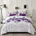 Luxe Loft Purple rose Quilted Comforter & Shams – Trending 3‑Piece Set