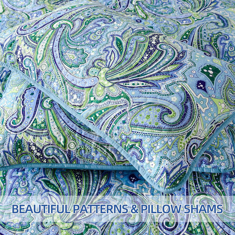 Richly Textured Quilted Coverlet and Pillowcases Set: Embrace the Comfort - Queen size-4