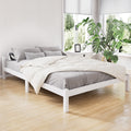 Gibson Wooden Double Bed Frame White