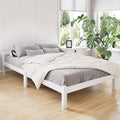 Gibson Wooden King Single Bed Frame White