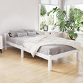 Gibson Wooden Single Bed Frame White