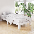 Fairy Wooden Single Bed Frame White