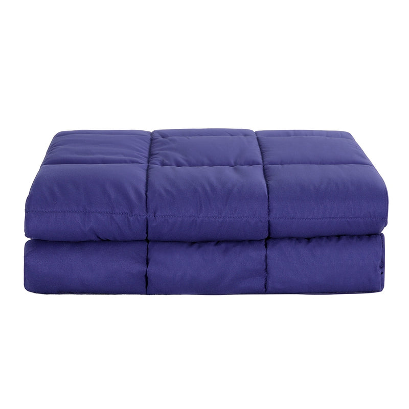 Weighted Blanket 11KG Kids Adults Heavy Gravity Relax Calm Blue-3