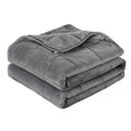 5.5KG Weighted Blanket Adults Kid Anti Anxiety Gravity Blankets Sherpa Fleece