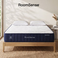 Queen 30cm Medium Firm Latex Mattress Bundle with 2 Cooling Pillows - White