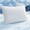 Cooling Memory Foam Pillow Pillows 1 Pack, Anti-Flattening Bed Pillows for Hot Sleepers, Adjustable Shredded Gel Side Sleeper Pillow for Neck Support, Washable Cover, 72x50x15cm