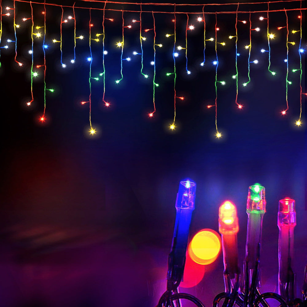 32M Christmas Lights Icicle Light 960 LED Multi-coloured