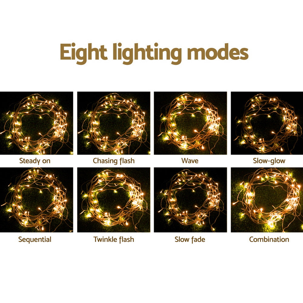 32M Christmas Lights Icicle Light 960 LED Warm White