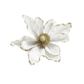14Pcs Christmas Tree Flower Set Xmas Garland Wreath Magnolia White