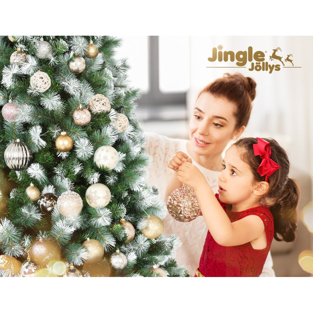9FT / 2.7M Snowy Pine Needle Christmas Tree – 1765 Tips