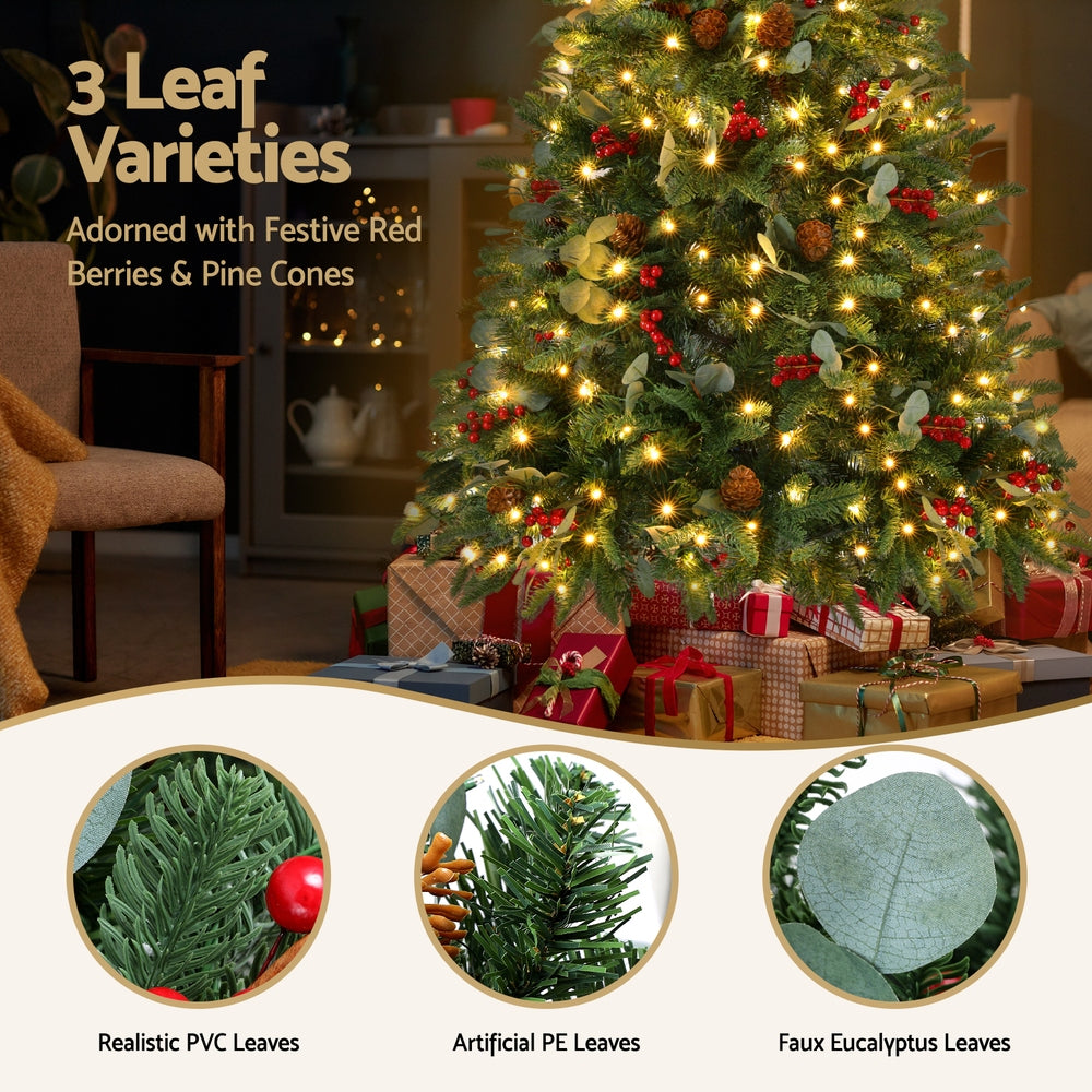 Christmas Tree 1.5m 160 LED Xmas Tree Party Decorations 355 Tips